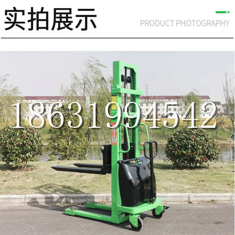 礼县电动叉车堆高车液压铲车电瓶1吨2吨站驾步行式小型全自动叉车